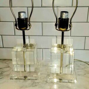 Modernist Glass & Gold Lamps by Victoria Hagan (2)